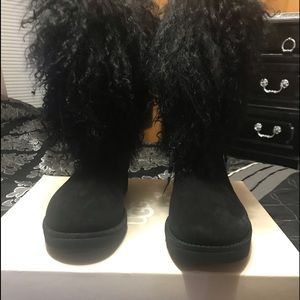 UGG LIDA Fluff Mongolian Cuff Boots